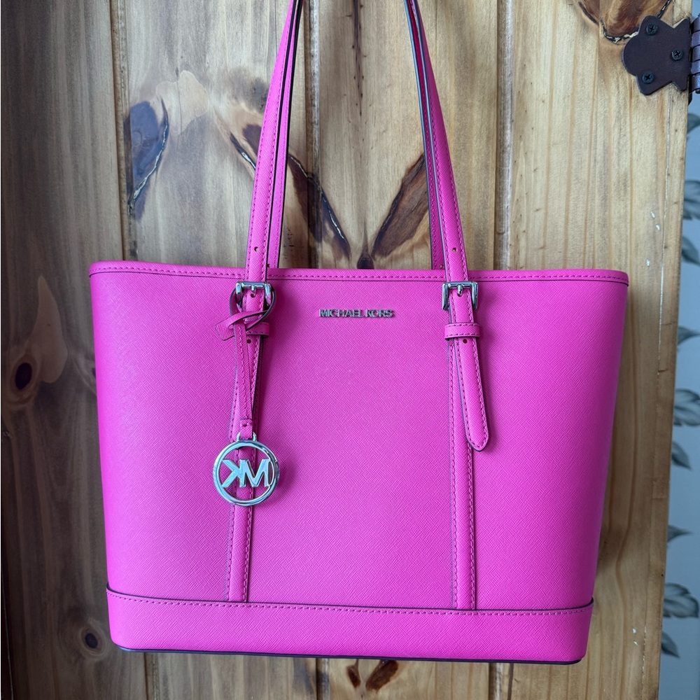 NWOT Michael Kors Magenta Pink Tote Bag